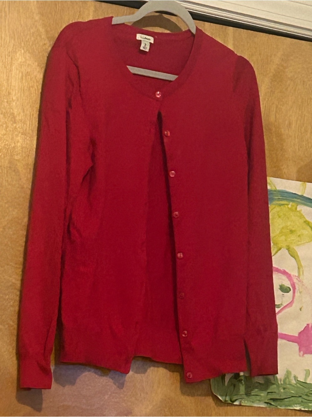 L.L. Bean | Red Cardigan